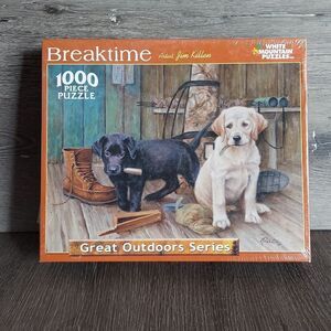 1000 Pc Puzzle Labrador Puppies Breaktime NEW Sealed